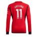 Manchester United Rasmus Hojlund #11 Replika Hemma matchkläder 2023-24 Långa ärmar